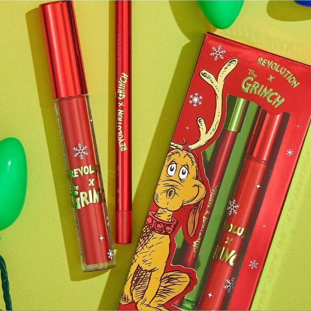 Revolution‎ Beauty X The Grinch I'm Only Talking To My Dog Today Lip Kit